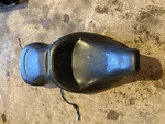 Harley-davidson Road Zeppelin Black Seat Cushions Pad Rider Cover Made Usa Used. Price: $200.00.