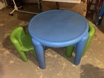 Little Tikes Child Size Blue & Green Table Chunky Chairs Set Used. Price: $89.99.