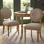Pioneer Woman Willa Rounded Back Armless Dining Chair Heirloom Wheat (set Of 2) New. Price: $298.93.