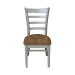 Emily Solid Wood Side In Distressed Hickory/stone - Set Of 2 Chairs. Price: $330.46.
