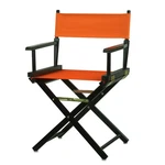 Casual Home 18" Director's Chair Black Frame In, - Solid Wood New. Price: $61.99.