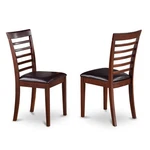 East West Furniture Milan 38" Faux Leather Dining Chairs Mahogany (set Of 2) New. Price: $170.51.