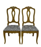 Ethan Allen Country French Dining Chairs Splatback #26-6202 #246 Provence Used. Price: $545.00.