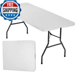 Fdw 6 Foot Camping Plastic Portable Picnic Tables Dining For New. Price: $105.61.