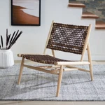 Safavieh Bandelier Accent Chair Natural / Brown New. Price: $317.99.