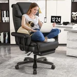 Big And Tall Office Chair 400LBS Reclining Executive With Footrest Black New. Price: $194.99.