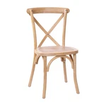 Flash Furniture Advantage Driftwood Stackable X-back Chair Solid Elm New. Price: $182.60.