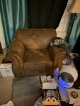 Modern Contemporary Chair - Brown Used. Price: $99.99.