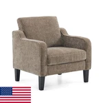 Vingli Light Brown Accent Chair For Living Bedroom Reading Mid-century Mode New. Price: $215.99.
