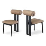 Meridian Furniture Dario Tan Vegan Leather Dining Chair (set Of 2) New. Price: $374.84.