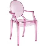 Modway Casper 18.5" Modern Plastic Dining Armchair Pink Finish New. Price: $154.99.