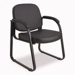 Alera ALERL43C16 Genaro Series Sled Base Guest Chair, Black Vinyl New. Price: $90.50.