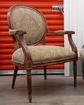Ethan Allen French Medallion Back Francesca Louis Xvi Armchair: 13-7106 Used. Price: $749.00.
