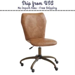Pottery Barn Teen Faux Leather Caramel Airgo Swivel Desk Chair New. Price: $144.79.