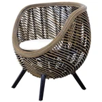A&b Home 78014 Gogo Brown Chair, With Cushion New. Price: $373.00.