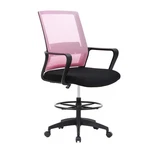 Drafting Chair Tall Office Adjustable Height With Lumbar Support Arms F... New. Price: $87.32.