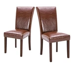 Colamy Upholstered Parsons Dining Chairs Set Of 2, Pu Leather Room... Open. Price: $127.43.
