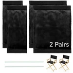 2 Sets Director Chair Canvas Replacement Reversible Dual-sided Cover, Heavy... New. Price: $41.77.
