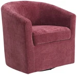 Salvador 28" Wide Robin Red Fabric Swivel Chair New. Price: $449.99.
