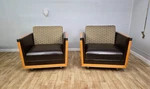 Mcm Club Lounge Chairs Pair Decca Contract Rottet Mark Kapka $5515 Each New! Used. Price: $3900.00.