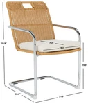 Safavieh Malou Rattan Dining Chair, Reduced Price 2172761455 DCH1100B Open. Price: $147.00.
