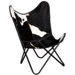 Chair Living Room With Powder Coated Iron Frame Real Leather Vidaxl New. Price: $141.99.