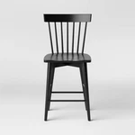 Windsor Counter Height Barstool Hardwood Black - Threshold New. Price: $80.99.