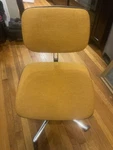 Vintage Gf Business Equipment Inc. Office Desk Chair Yellow Upholstery - Mint. Used. Price: $250.00.