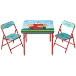 Idea Nuova 3-PIECE Furniture Set 1 Square Table 2 Folding Chairs For Kids New. Price: $90.32.