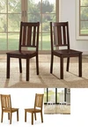 Set Of 2 Armless Dining Room Chairs Indoor Wood Furniture Seat For Home Kitchen New. Price: $106.66.