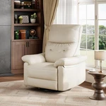 Garvee Power Recliner Chair 270 Swivel Rocking Usb Cream New. Price: $531.07.