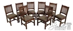 72372: Set Of 8 Stickley Mission Oak Dining Room Chairs Used. Price: $5495.00.