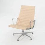 1996 Herman Miller Eames Aluminum Group Lounge Chair Tan Leather Antler Base Used. Price: $1800.00.
