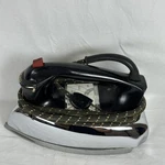 Vintage General Electric Chrome Bakelite Steam Iron Fabric Guide 1100W Usa 120V Used. Price: $24.99.