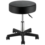 Vevor Round Rolling Stool Swivel With Wheels Pu Leather Height Adjustable New. Price: $44.99.