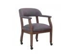 Boss Modern Captain's Chair Slate Grade Commercial Linen New. Price: $138.99.