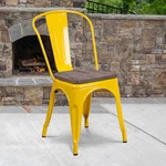 Flash Furniture Metal Stack Chair,yellow CH-31230-YL-WD-GG New. Price: $146.54.