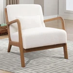 Ebello Mid Century Modern Accent With Wood Frame Lounge Reading Armchair New. Price: $111.59.