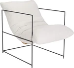 Portland Metal Ivory & Black Pillow Top Accent Chair For Stylish Living New. Price: $417.99.