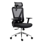 Techni Mobili Mesh Fabric Office Chair With Headrest & Lumbar Support In Black New. Price: $213.22.