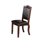 Benzara Contemporary Rubber Wood Dining Chair, Set Of 2, Brown And Black New. Price: $199.77.