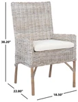 Safavieh Nancy Rattan Acct Chair W/cush, Reduced Price 2172757502 ACH6518A Open. Price: $204.00.