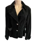 New $119 Inc Vintage Blazer Jacket Elegant Black Velvet Rhinestone Buttons M. Price: $60.15.