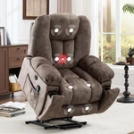 Ebello Power Lift Recliner Chair W/ Massage & Heat For Elderly Overstuffed Wide New. Price: $332.98.