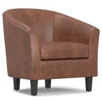 Simplihome Austin 30 Inch Wide Contemporary Tub Chair Distressed Saddle Br... New. Price: $270.31.