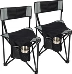 Redcamp 2 Pack 3 Legged Tripod Camping Chairs W/ Backrest, Folding, Lightweight New. Price: $29.99.