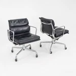 1989 Herman Miller Eames Soft Pad Management Desk Chair Black Leather 5X Avail Used. Price: $2200.00.