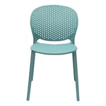 Maklaine Contemporary Mid-century Plastic Side Chair Blue (set Of 4) New. Price: $366.44.