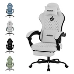 Gaming Chair With Massage Ergonomic Pc Computer Footrest New. Price: $79.99.