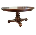 Thomasville Furniture Round/oval Dining Room Table (and Six Chairs) Used. Price: $3500.00.